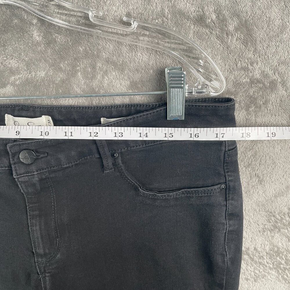 Jessica Simpson Jeans Womens 16 Black Kiss Me Skinny Mid-Rise Stretch Minimalist - Picture 4 of 7